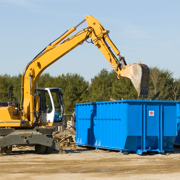 what happens if the residential dumpster is damaged or stolen during rental in Center Strafford